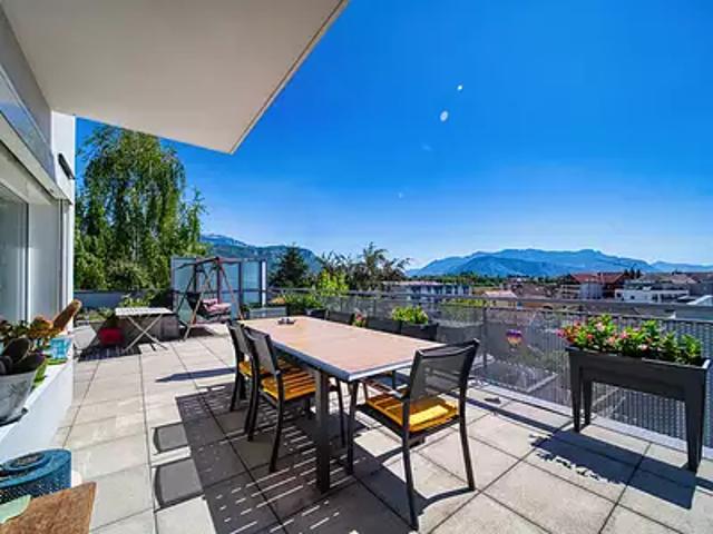 Voiron 38500 Achat / Vente appartement 4 pièces t4 au dernier étage terrasse
