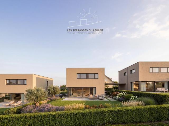 Volumes généreux, construction neuve sur 3 niveaux et jardin privatif