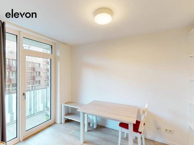 Voll möbliert und in bester Lage Stilvoll eingerichtetes 1 Zimmer Apartment im elevon!