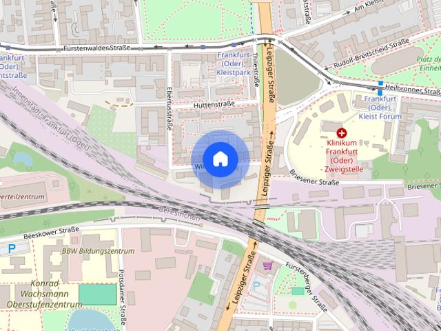 Voll möblierte charmante Dachgeschoss WE Fahrstuhl Wintergarten Pkw Stellplatz Zentrumsnähe