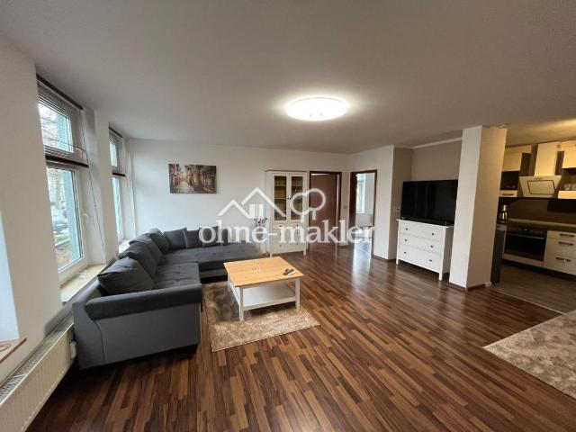 Voll möblierte schöne & helle 3 Zimmer Homeoffice Wohnung in ruhiger Lage nahe S Bahn Grünau