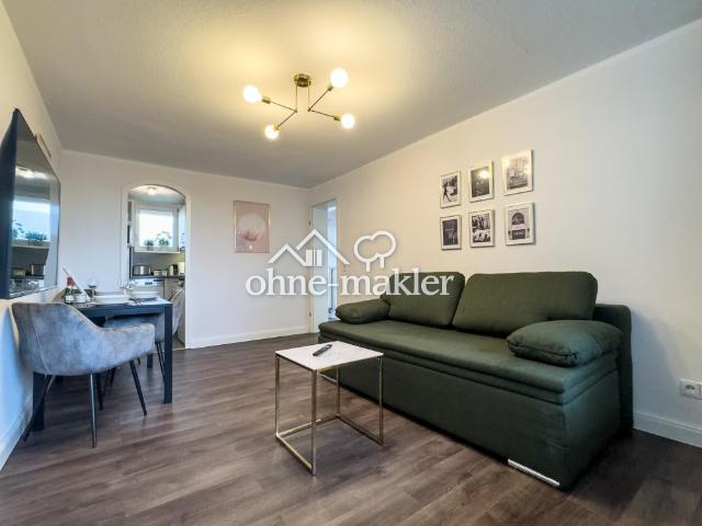Voll möbliertes 2 1/2 Zimmer Apartment mit Balkon und High Speed Internet