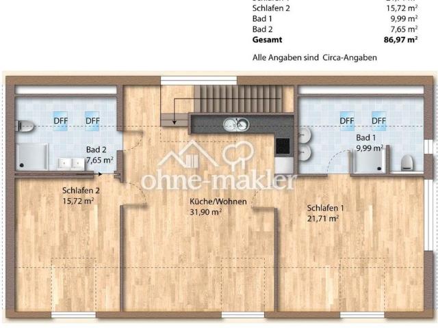 Erstbezug nach umfassender Sanierung – großzügige Dachgeschosswohnung in ruhiger Lage
