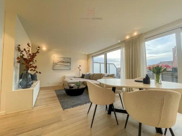 Volledig gerenoveerd penthouse in nabijheid van de zeedijk met schitterende terrassen
