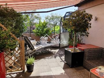 Vollklimatisierte Wohnung mit großer Dachterrasse in MA Gartenstadt