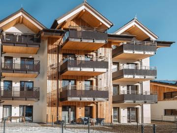 VOLLHOLZ Wohnungen Top 02 Generationen Wohnen Plus Lärchenhof in Goldegg Weng