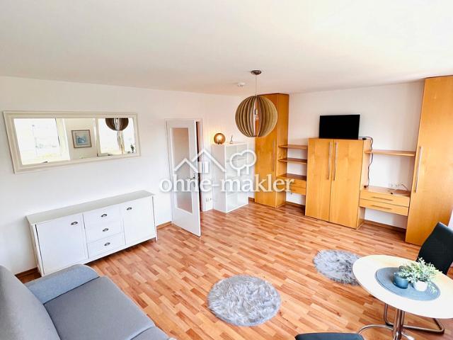 Vollmöbliert & Top Lage: 1 Zimmer Apartment hinter Nürnberger Burg