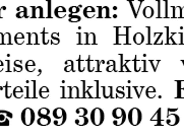 Vollmöblierte Neubau Apartments Holzkirchen