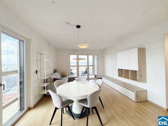 Vollmöblierte 3 Zimmerwohnung mit atemberaubender Aussicht
