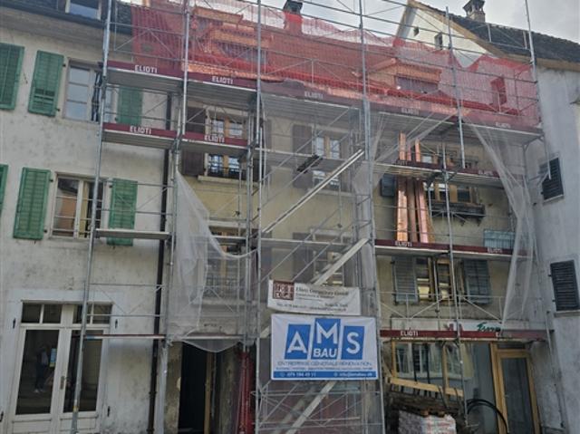 Vollständig umgebautes Gebäude – 4 Wohnungen + 1 Gewerbefläche in Porrentruy JU
