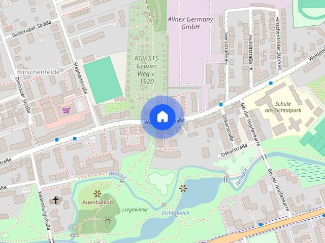 Vollständig renoviert und modernisiert! Zur Miete in Hamburg Wandsbek Wentzel Dr