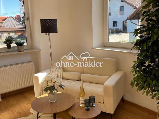 Vollständig renovierte 1,5 Zimmer Wohnung mit neuer Einbauküche, Gartenmitnutzung & Stellplatz