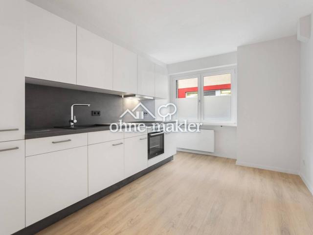 Vollständig renovierte 3 Zi. Erdgeschosswohnung mit moderner Einbauküche!