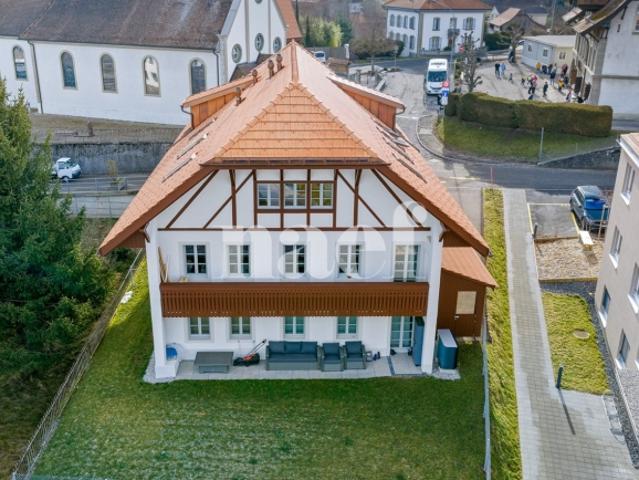 Vollständig renoviertes Mietgebäude mit 5 Wohnungen zum Verkauf in Vuisternens en Ogoz