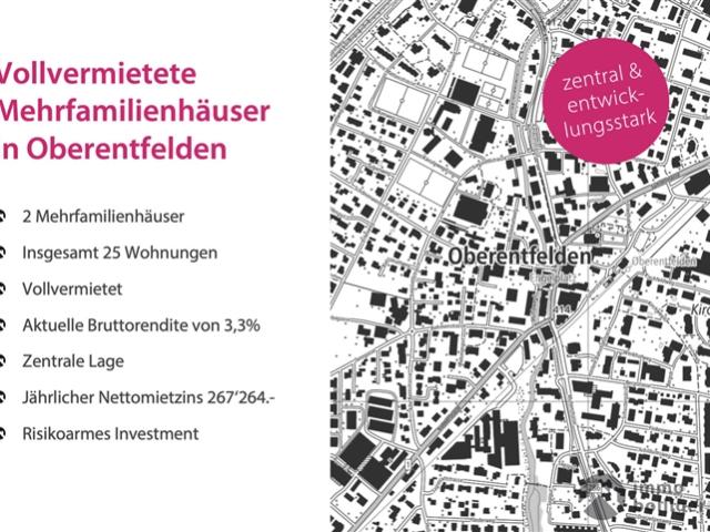 Vollvermietete Mehrfamilienhauser in Oberentfelden