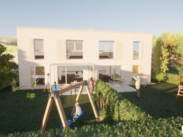 Eigentums Hit in Königstetten: Doppelhaushälfte 2B mit großem Garten und 2 Stellplätzen