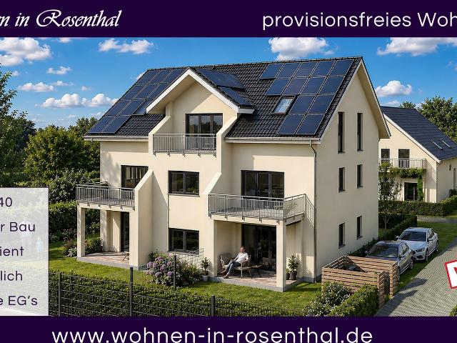 VORVERKAUF: 3 Zimmer Niedrigenergiewohnung mit Terrasse PROVISIONSFREI in Berlin Pankow Rosenthal