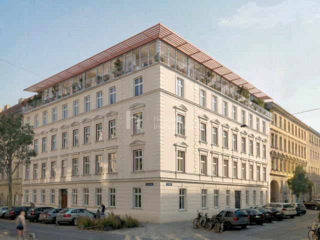 Vorstadtblick | Kompaktes Dachstudio mit ca. 15,71 m² Dachterrasse | Top 29