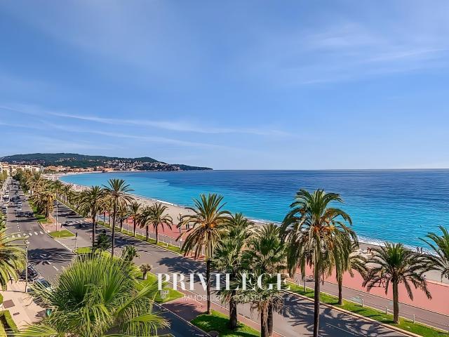 Vue mer imprenable Appartement d’exception sur la Promenade. 70m² Nice