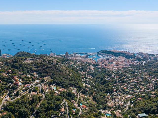 Vue mer panoramique, proche Monaco, proche centre ville 160m² La Turbie