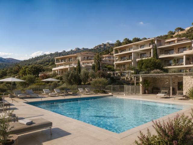 VUE MER SUPERBE T4 DUPLEX AVEC GRANDE TERRASSE DANS RÉSIDENCE AVEC PISCINE