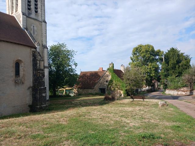Vue panoramique depuis cette maison de caractère dans le bou. 204m² Champallement