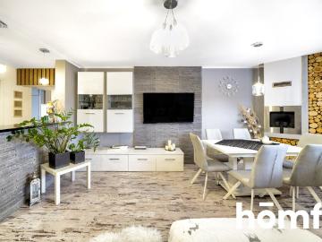 Nowoczesne 82,5 m² w Węgorzewie, balkon, wysokiej jakości wykończenie