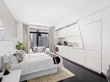 W Residences, 123 Washington St, Financial District Studio.