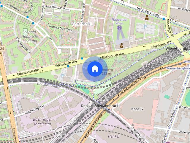 Wanne+Dusche | West Balkon | Schönbrunn U4