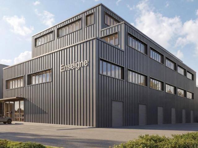 Waadder Werkstätten und Produktionssäle auf einer Ebene, 2.000 bis 4.600 m², Bauprojekt zur Miete in Bussigny