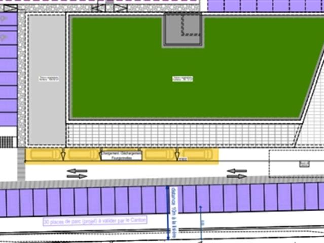 Waadder Werkstätten und Produktionssäle auf einer Ebene, 2.000 bis 4.600 m², Bauprojekt zur Miete in Bussigny