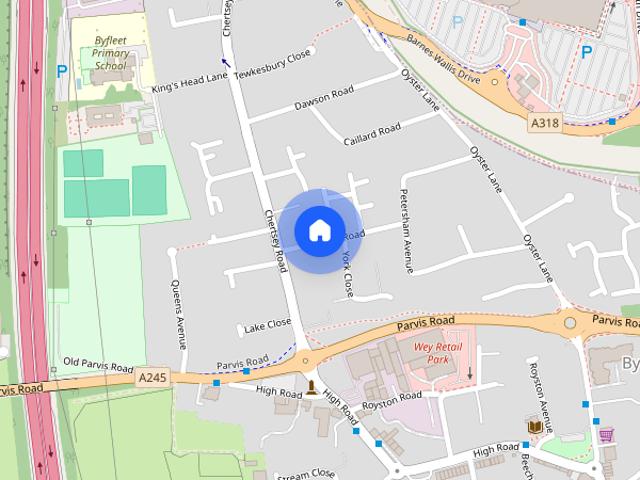 Wakefield Close, Byfleet, West Byfleet, Surrey, KT14