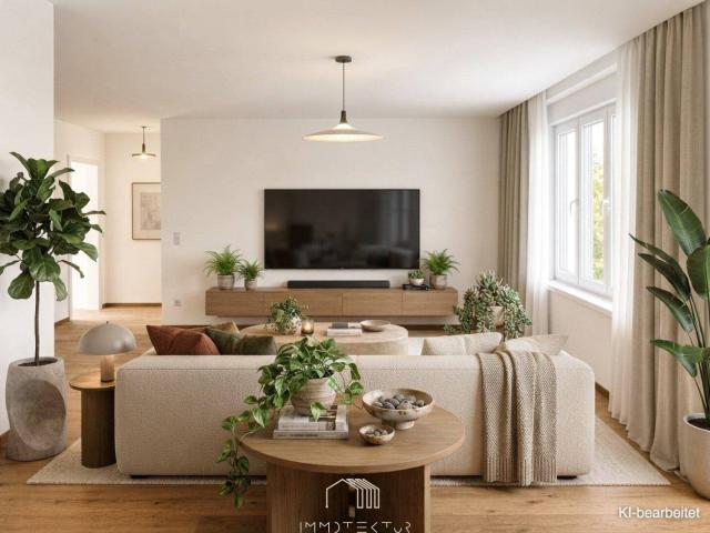 WALTENDORF LIEBHABER: Modernisierte 3 Zimmer mit BALKON + LOGGIA und eigener Garage!