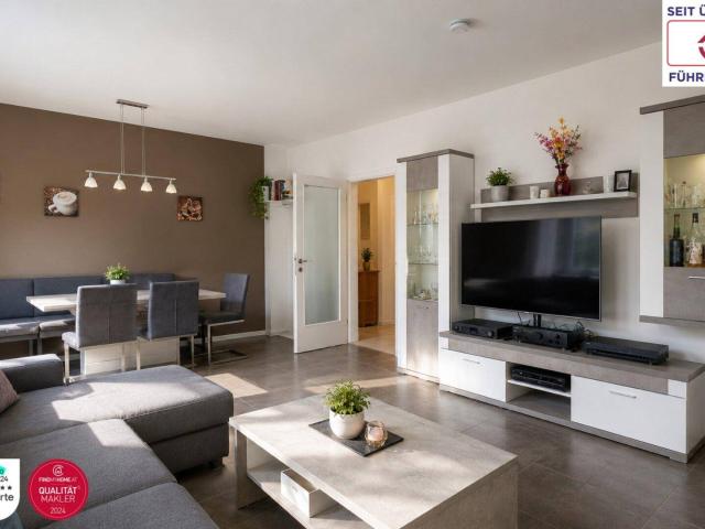 Waldrand Idyll in Bad Vöslau: Helle 92m² Wohnung mit Loggia & Stellplatz