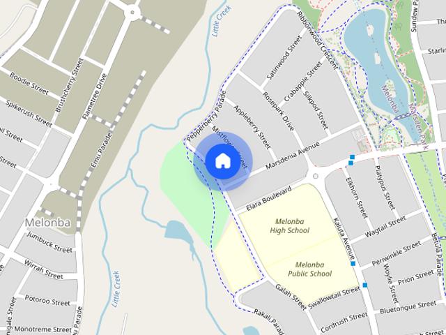 Walk to Melonba K 12 and Melonba Shopping Centre! With Solar !
