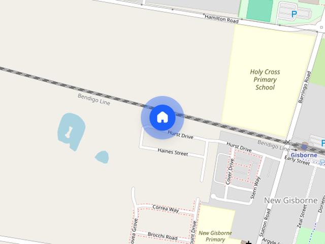 Walk to Gisborne Train Station