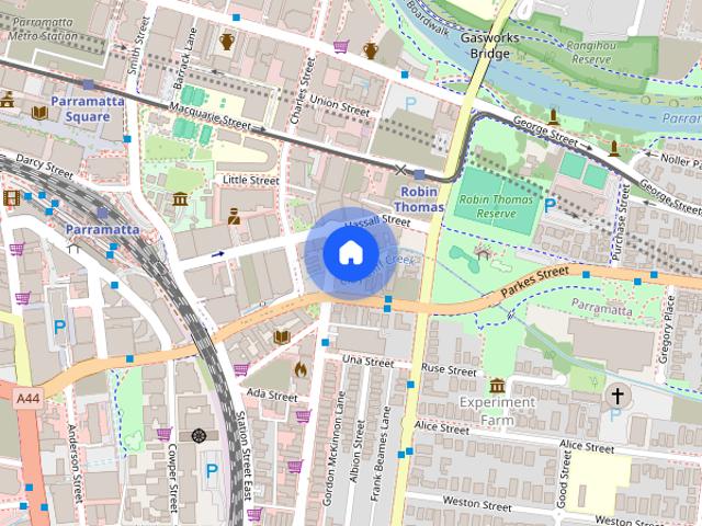 Walk to Parramatta Station