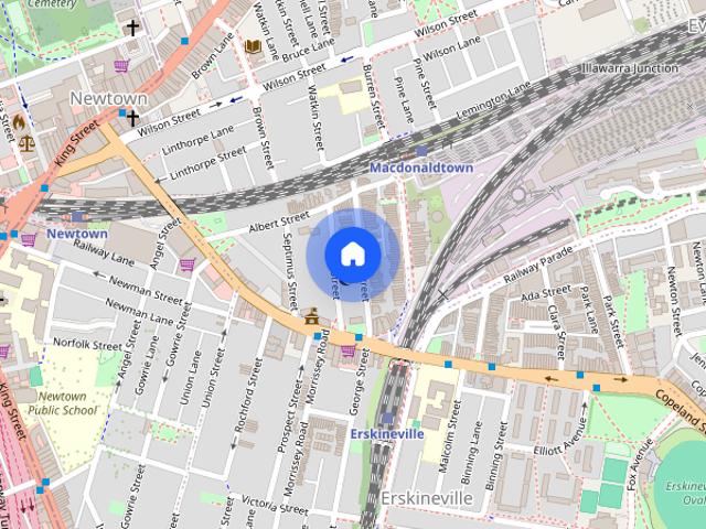 Walking Distance to Erskineville Train Station