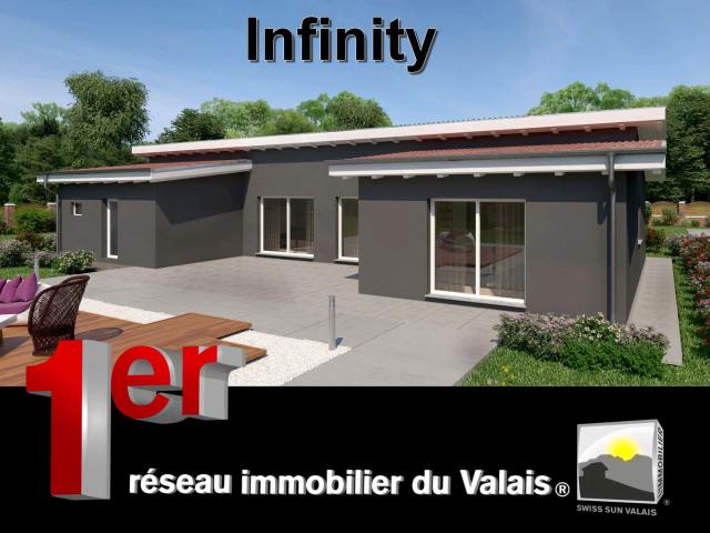 WALLIS / Ich bin INFINITY Wunderschöne Villa PLAIN PIED zum Bauen 3.5 Stück von 137 m² zum Verkauf, Schweiz