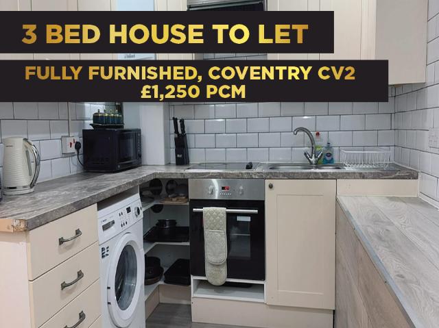 Walsgrave Road, Coventry CV2 3 bed semi detached house to rent £1,250 pcm £288 pw
