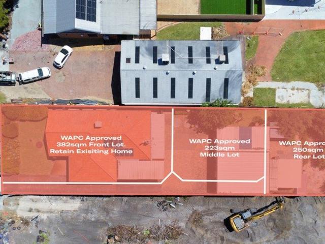 WAPC APPROVED Retain and Build 2 Behind