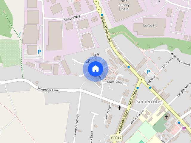 Warwick Road, Somercotes, Alfreton, Derbyshire, DE55