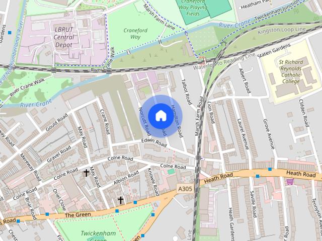 Warwick Road, Twickenham, TW2