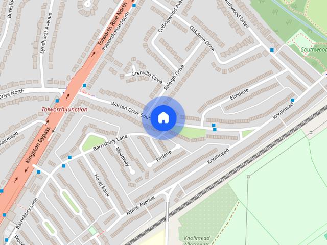 Warren Drive South, Surbiton, Surrey, KT5, Surbiton, KT5