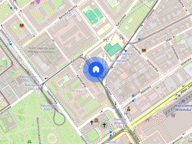Warszawa ul.Targowa dwupoziomowy apartament