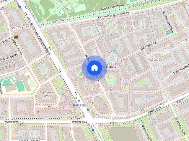 Warszawa, Kabaty, Mazowieckie, ul. Wańkowicza