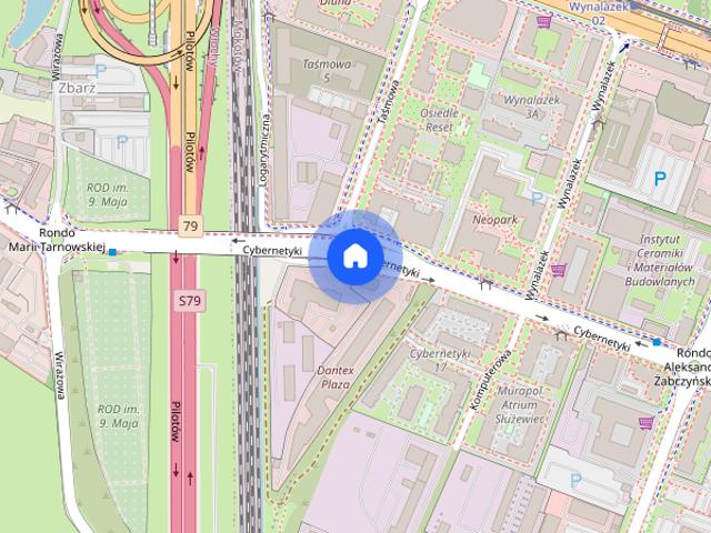 Warszawa M Warszawa, Mokotów, Służewiec, Cybernetyki