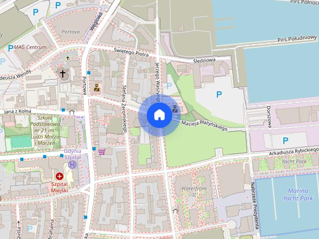 Waterfront, nowoczesne mieszkanie przy marinie w centrum Gdyni