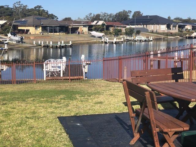 Waterfront apartment close to town!