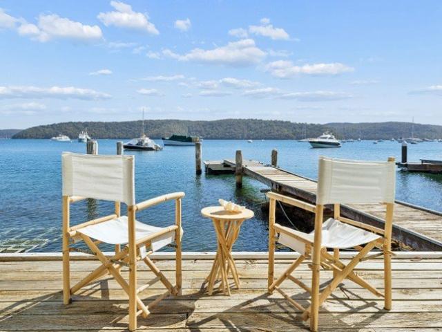 Waterfront Residence with Deep Water Jetty, Waterfront Terrace, Boat House and Breathtaking Pittwater Views